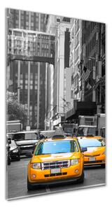 Vertikálny foto obraz sklo tvrdené Taxi New York