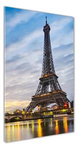 Vertikálny fotoobraz na skle Eiffelová veža Paríž
