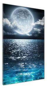 Vertikálny fotoobraz na skle Mesiac v splne osv-78125119
