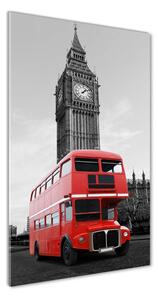 Vertikálny foto obraz sklo tvrdené Londýský autobus