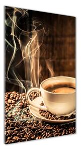 Vertikálny foto obraz fotografie na skle Aromatická káva