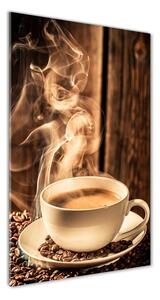 Vertikálny foto obraz sklenený Aromatická káva