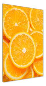 Vertikálny foto obraz sklenený Pomarančové plátky
