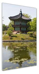 Vertikálny foto obraz sklenený Japonský park osv-83571521
