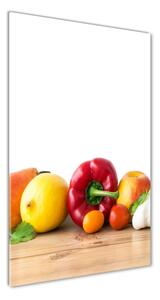 Vertikálny foto obraz sklenený Ovocie a zelenina