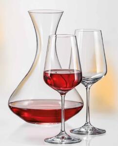 Crystalex SANDRA set karafa a poháre na víno (1 + 2)