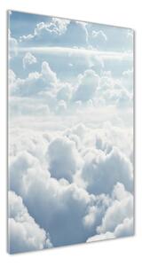 Vertikálny fotoobraz na skle Let nad oblaky osv-85187027