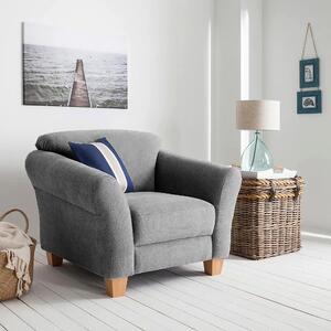 KRESLO, textil, sivá Sit & More - Online Only obývacie izby, Online Only