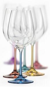 Crystalex Poháre na víno VIOLA Spectrum 350 ml, 6 ks