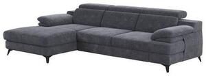 ROHOVÁ SEDAČKA, textil, tmavosivá Livetastic - Sedačky, Online Only