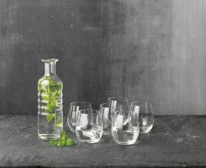 Luigi Bormioli Hydrosommelier set fľašu na vodu a poháre (1 + 6)