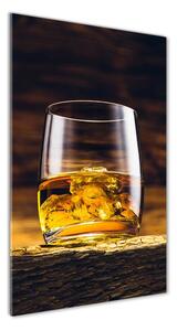 Vertikálny foto obraz fotografie na skle Bourbon v skle
