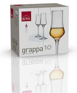 Rona GRAPPA poháre na destiláty 100 ml, 6 ks