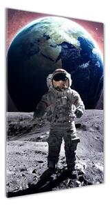 Vertikálny fotoobraz na skle Astronauta osv-99634012