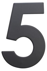 Domové číslo "5", RN.75L, čierna