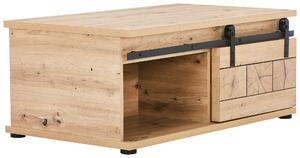 KONFERENČNÝ STOLÍK, čierna, farba duba, kov, kompozitné drevo, 100/43/60 cm MID.YOU - Online Only zostavy