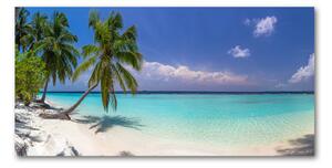 Foto obraz sklo tvrzené Panorama pláže osh-102390473