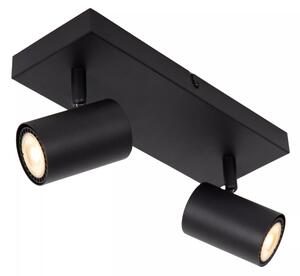 Lucide 53910/02/30 - Bodové svietidlo AMIGO 2xGU10/40W/230V čierna