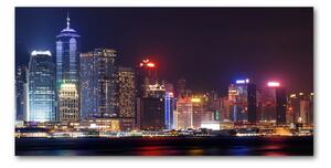 Foto obraz fotografie na skle nočné Hongkong osh-103649415