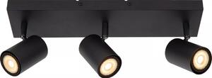 Lucide 53910/03/30 - Bodové svietidlo AMIGO 3xGU10/40W/230V čierne