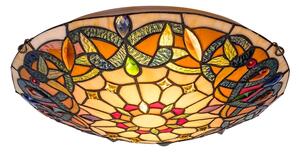 Brilagi - Tiffany vitrážové stropné svietidlo LUISA 2xE27/60W/230V priemer 40 cm