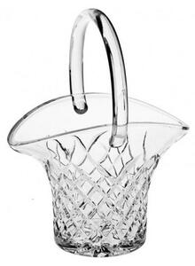 Crystal Bohemia DIAMOND sklenený košík 230 mm