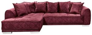ROHOVÁ SEDAČKA, textil, bordová MID.YOU - Sedačky, Online Only