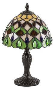 Brilagi - Tiffany vitrážová stolná lampa MARGARET 1xE14/40W/230V
