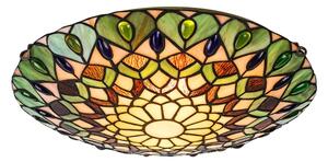 Brilagi - Tiffany vitrážové stropné svietidlo MARGARET 2xE27/60W/230V pr. 40 cm