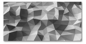 Foto obraz sklenený horizontálny abstrakcie trojuholníky