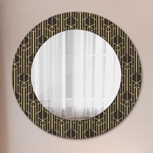 Zrkadlomat.sk Abstraktný Abstraktný Okrúhle dekoračné zrkadlo na stenu lsdo-00036