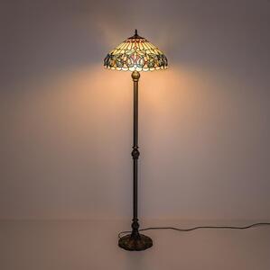 Brilagi - Tiffany vitrážová stojacia lampa LUISA 2xE27/60W/230V