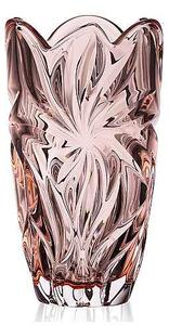 Aurum Crystal Váza FLORA pink 280 mm