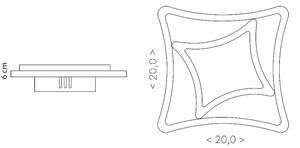 Brilagi - LED stropné svietidlo MODERN MINI LED/24W/230V 3000/4000/6000K