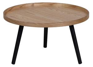 MUZZA Konferenčný stolík Mesa L ø 60 x 34 cm prírodný