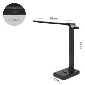 Brilagi - LED stmievateľná stolová lampa MODO DUO LED/8W/5V 3000/4000/6500K čierna