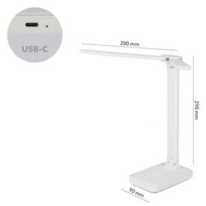 Brilagi - Stmievateľná LED stolová lampa MODO DUO LED/8W/5V 3000/4000/6500K biela