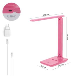 Brilagi - LED stmievateľná stolová lampa MODO LED/7W/230V 3000/4000/6500K ružová