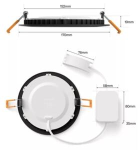 Philips - SADA 2x LED RGBW stmievateľné kúpeľňové podhľadové svietidlá Hue SLIM LED/12W/230V IP44