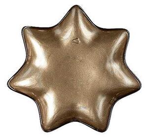 Leonardo CANDELA Miska hviezda zlatá 15 cm