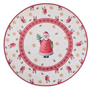 Červený okrúhly koberec s vianočným motívom ø 160 cm Toy's Delight Santa Claus – Villeroy&Boch