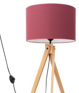 Sollux SL.1907 - Stojacia lampa NATT 1xE27/15W/230V červená