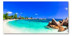 Fotoobraz na skle pláž Seychely osh-118051170