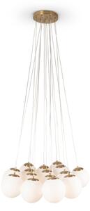 Brilagi - Luster na lanku GLOBE 15xE14/15W/230V biely