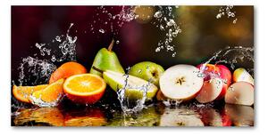 Foto obraz sklo tvrzené Ovocie a voda osh-126510468