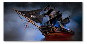 Fotoobraz na skle pirátska loď osh-131945786