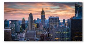 Foto obraz sklo tvrzené Manhattan New York osh-131426283