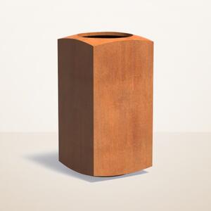 Cortenový kvetináč Nova 500 x 500 x 1000 mm