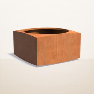 Cortenový kvetináč Nova 1400 x 1400 x 800 mm