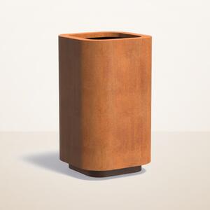 Cortenový kvetináč Stela 700 x 700 x 1200 mm